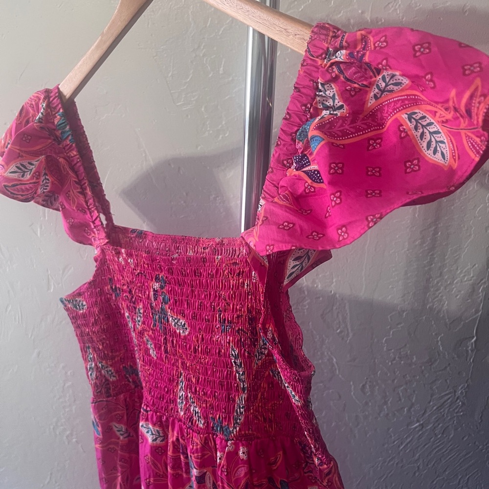 Sugarlips Pink Floral Maxi Dress Large
